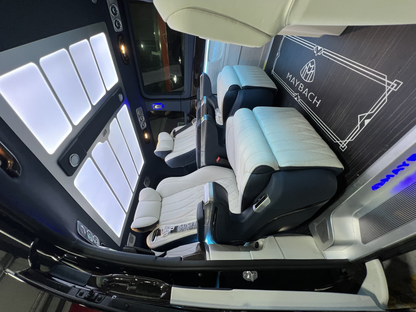 Custom Mercedes V Class Executive Limousine Conversion 4 Seater Full Partition
