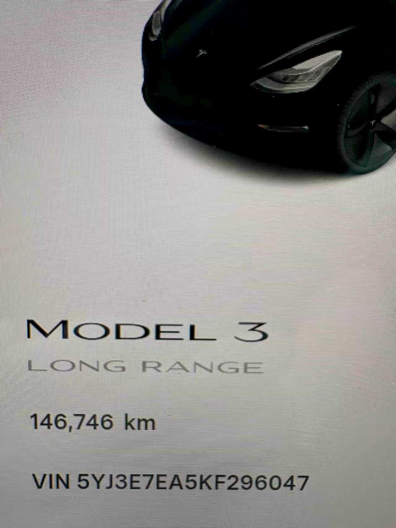 Tesla Model 3( )2019 Model 3 Long Range RWD Edition